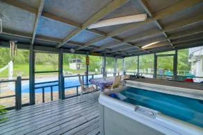 NY! Dayton Home w / pool, veranda og dæk på 37 Acres! - Image 2