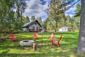 Near Snowmobiling! Riverfront Traverse City Cabin - Image 3