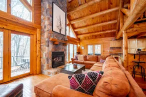Enchanting Chalet w/ Deck, Fireplace & Hot Tub - Image 2