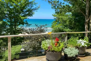 Forested Pentwater Vacation Rental - Walk to Beach - Image 4