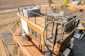Rooftop Spa Tiny Cargo Home Farm Experience - Image 5