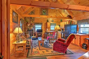 Rustic Dundee Log Cabin w/ Hot Tub & Forest Views! - Image 3