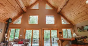 Paradise View Log Cabin near Lake Lemon. Four bedrooms, pet-friendly! - Image 3