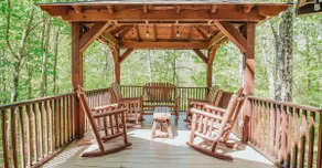 Paradise View Log Cabin near Lake Lemon. Four bedrooms, pet-friendly! - Image 5