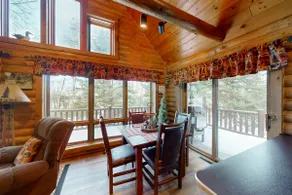 7-Acre Lakefront Log Home with Private Dock - Image 5