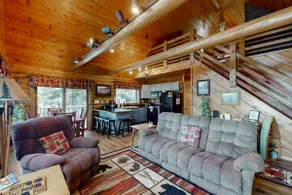 7-Acre Lakefront Log Home with Private Dock - Image 3