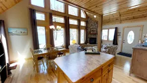 Lakefront Log Cabin | Dock + Firepit + Kayaks - Image 4
