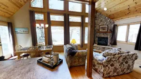 Lakefront Log Cabin | Dock + Firepit + Kayaks - Image 3
