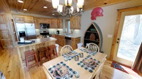Lakefront Log Cabin | Dock + Firepit + Kayaks - Image 2