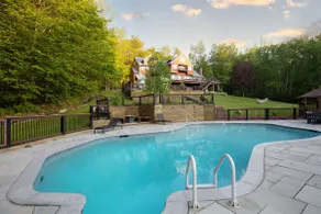 Secluded Luxury Stratton Lodge | Heated Pool - Image 2