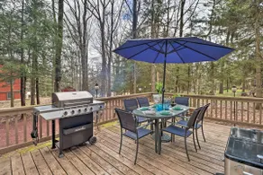 Deck & Fire Pit: Cozy Pocono Mountain Home - Image 2