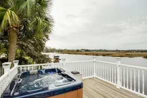 Waterfront Fishing Dock FirePit HotTub Deck GrillB - Image 2