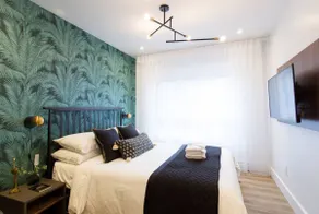 Golden Oasis Studio with Yard View and full bath by Den Stays - Image 4