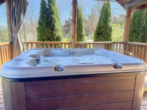 Luxury Cabin with Hot Tub, Kitchen, Living Room, Fireplace - Sleeps up to 4 - Image 3