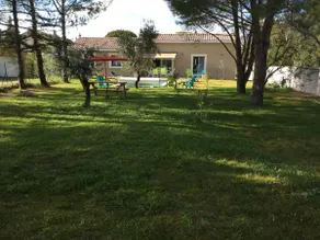 a pretty family house with a heated pool and a pre - Image 5