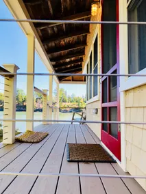 Fabulous covered porch overlooking Card Cove! - Image 5