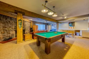Historic 3BR lodge with game room & heated pool - Image 3