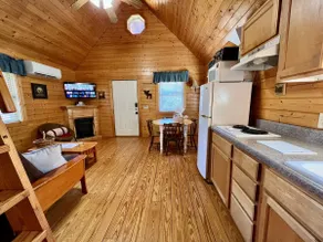 Meadow View- Firepit, Cozy Cabin, WIFI, Pond, Gas Fireplace, off Blue Ridge Parkway - Image 4