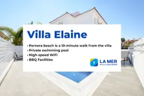 Denne godt nuværende 3 værelses villa er ideel til familier eller en gruppe af venner - Image 2