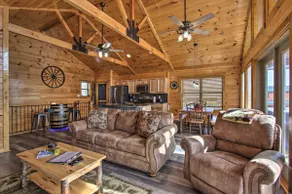 Smoky Mtn Log Cabin w/ Hot Tub & Panoramic Views! - Image 4