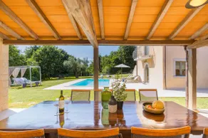 Luxurious villa with private pool, billiards, darts and trampoline. - Image 2