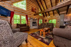 Cozy Dog Log Cabin | Hot Tub • Pet-Friendly - Image 2