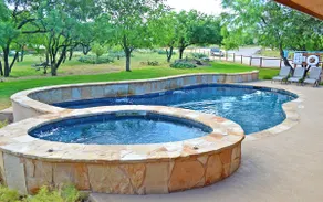 Family Retreat w/ Private Pool & Spa–Walk to Lake - Image 3