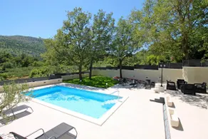 VILLA SKURA private heated pool 32m2, summer kitchen, 4 bedrooms, garden - Image 3