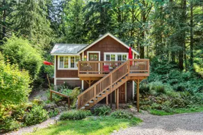Hearthstone Cottage: hot tub deep in the woods w/ sounds of the creek - Image 4