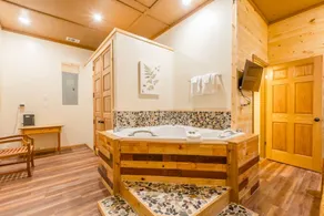 Custom Couples Retreat Cabin with Jetted & Hot Tub - Image 3