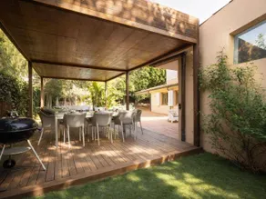 Villa with garden, BBQ & private pool - Image 5