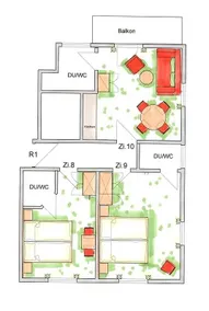 Camping Kleinenzhof - Flat Type H1 1 to 4 people - 1 person. included in the price - Image 4