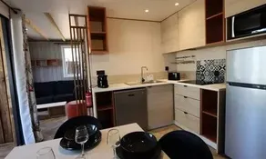 Flower Camping La Marmotte - Chalet SPA Confort 42m² - 3 bedrooms Covered terrace Reversible air conditioning TV 6 people - Image 3