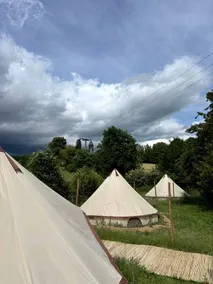 Peaceful Creekside Tented Camp in Nidda-Eichelsdorf, Germany - Image 2