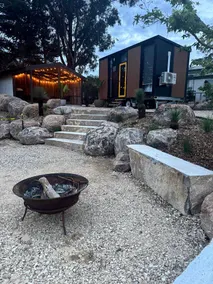 Unique Tiny House with Scenic Pond & Firepit Retreat in Gruyere, Australia - Image 5