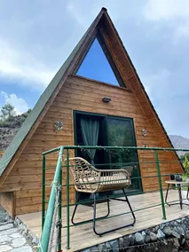 Panoramic Mountain A-Frame Cabin Retreat with Fireplace in Limassol, Cyprus - Image 2