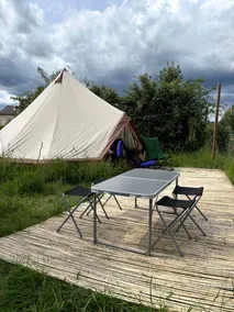 Peaceful Creekside Tented Camp in Nidda-Eichelsdorf, Germany - Image 5