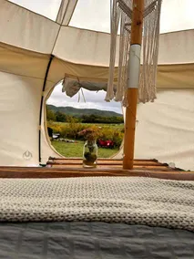 Gorgeous Bell Tent on a Beautiful Sanctuary for a Relaxing Glamping Experience in Luskville, Quebec - Image 3