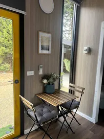 Unique Tiny House with Scenic Pond & Firepit Retreat in Gruyere, Australia - Image 2
