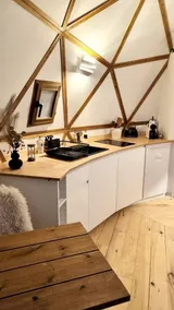 Romantic Geodesic Dome Escape With Panoramic Mountain Views in Grand Est, France - Image 3