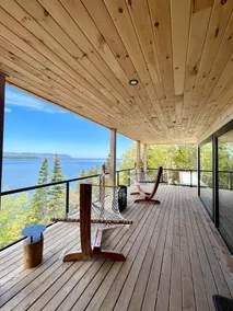 Epic Oceanfront Log Home with Heated Pool, Sauna & Stargazing Dome Cape Breton Coastal Retreat, Nova Scotia - Image 4
