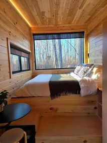 Sycamore: Serene Studio Pod Tiny Home in 300-Acre Woodland near Quakertown Pennsylvania - Image 2