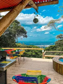 Large Dome Rental with Hot Tub, Perfect for Family or Group Glamping in Colombia - Image 3