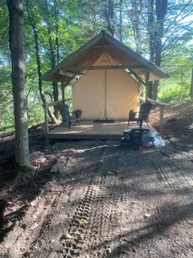 Rustic Safari Tent on a Wonderful Farm Surrounded by Nature for an Amazing Glamping Experience in Otego, New York - Image 3