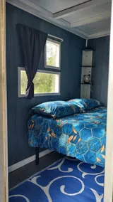 Whimsical Caboose Glamping Cabin with SpookyWoods Trail Near Penobscot River Lincoln, Maine - Image 2