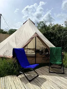 Peaceful Creekside Tented Camp in Nidda-Eichelsdorf, Germany - Image 3