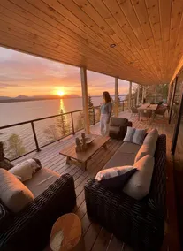 Epic Oceanfront Log Home with Heated Pool, Sauna & Stargazing Dome Cape Breton Coastal Retreat, Nova Scotia - Image 3
