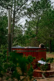 Whimsical Flower-Inspired Mirror Cabin by the Lake in the Enchanted Forests of Texas - Image 5
