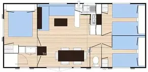 Mobile home with terrace & barbecue - Image 3