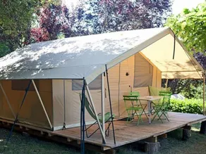 Tente avec piscine chauffée et terrasse - Image 5